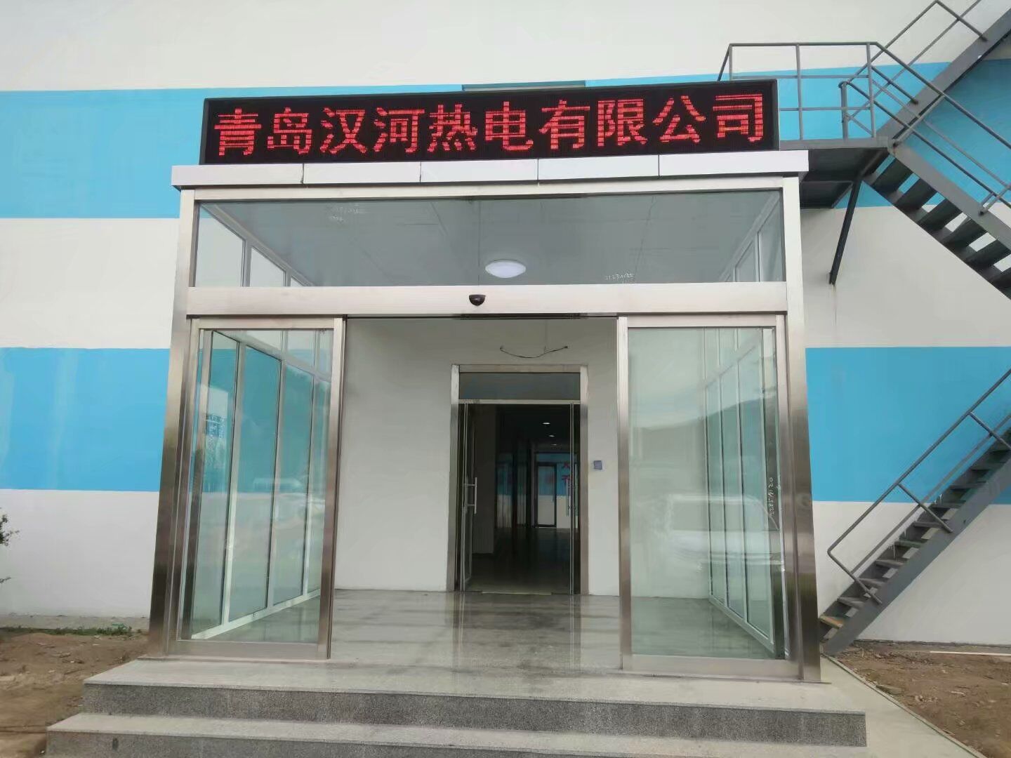 平移感应门