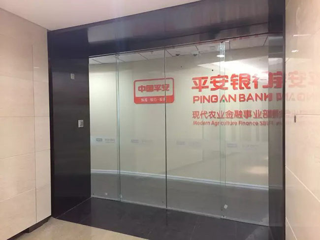 指纹门禁30黑钛拉丝自动门